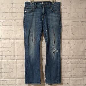 7FAM Brett destroyed bootcut jeans
